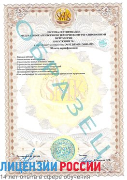 Образец сертификата соответствия (приложение) Еманжелинск Сертификат ISO 14001